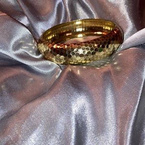 Cute gold statement bracelet